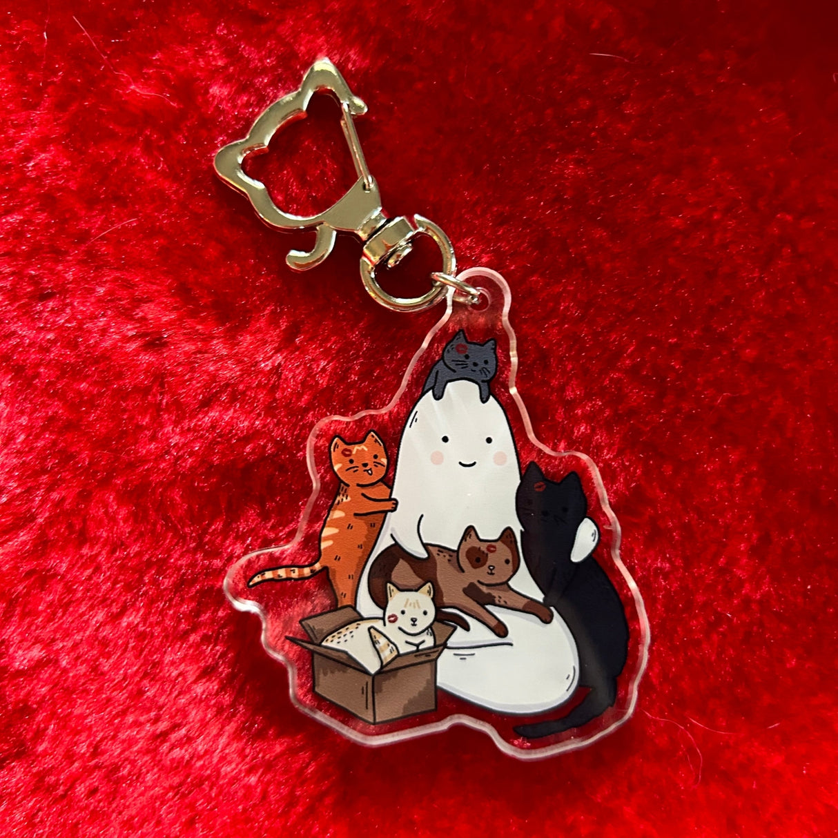 Little Spooky Studio - Little Kiss Acrylic Keychain