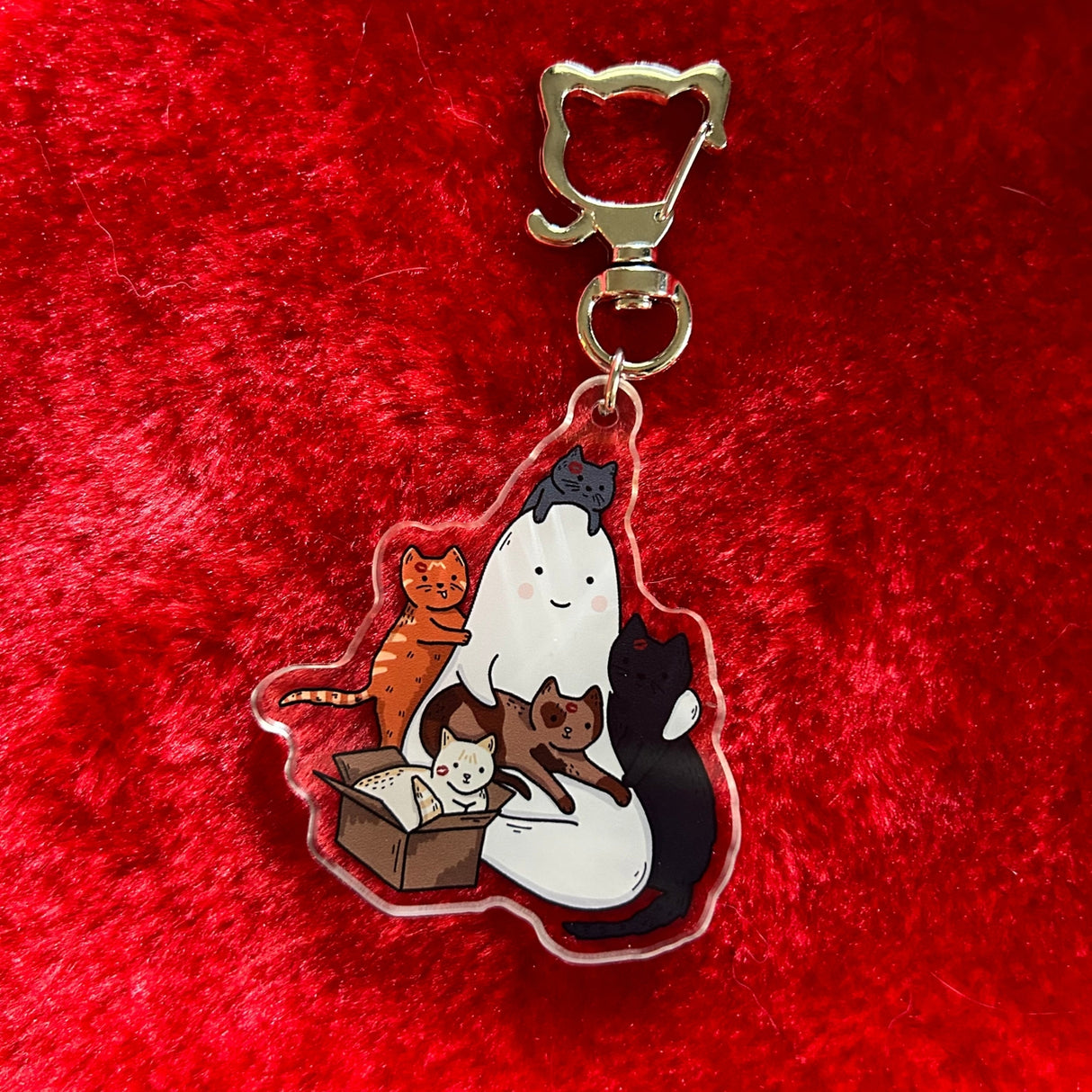 Little Spooky Studio - Little Kiss Acrylic Keychain