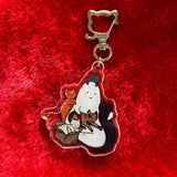 Little Spooky Studio - Little Kiss Acrylic Keychain