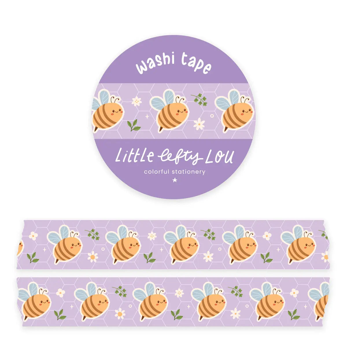 Little Lefty Lou Bumble Bees Washi