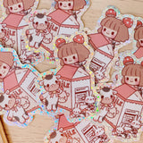 Little Moo & Milk Sticker