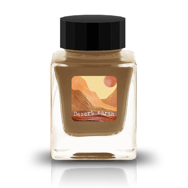 Light to medium caramel-brown, reminiscent of rocky-packed earth of the hill country in a dry Texas summer. Our shimmering version of Texas soil with richness of minerals and just a hint of fancy shimmer to make things fun!