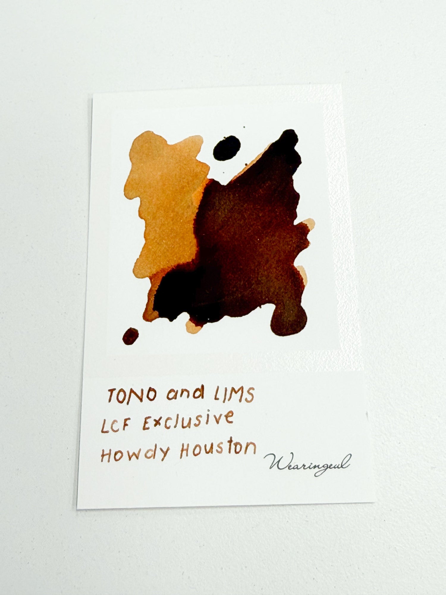Little Craft Fest X TONO & LIMS Exclusive Ink - Howdy Houston LCF Inks