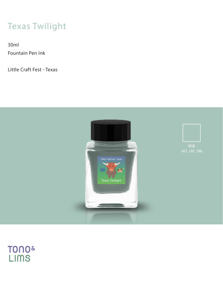 Exclusive Ink 2 Little Craft Fest X TONO & LIMS Exclusive Ink - Texas Twilight “Changi ...