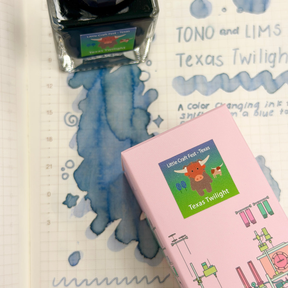 Little Craft Fest X TONO & LIMS Exclusive Ink - Texas Twilight “Changing Color Ink”