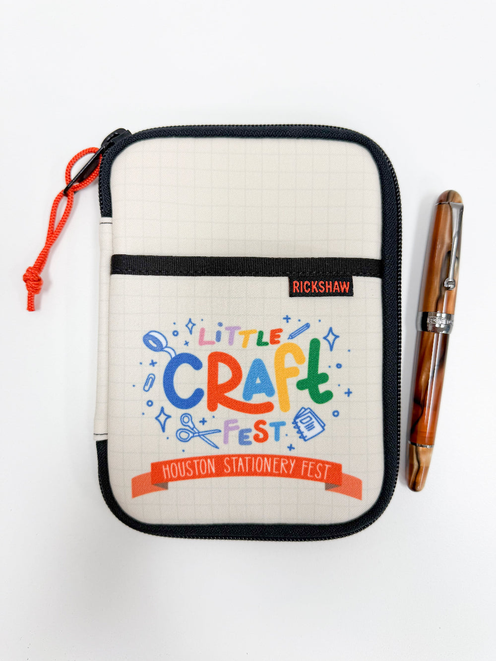 Little Craft Fest x RiN! Studio Rickshaw Pen Case with Howdy Houston