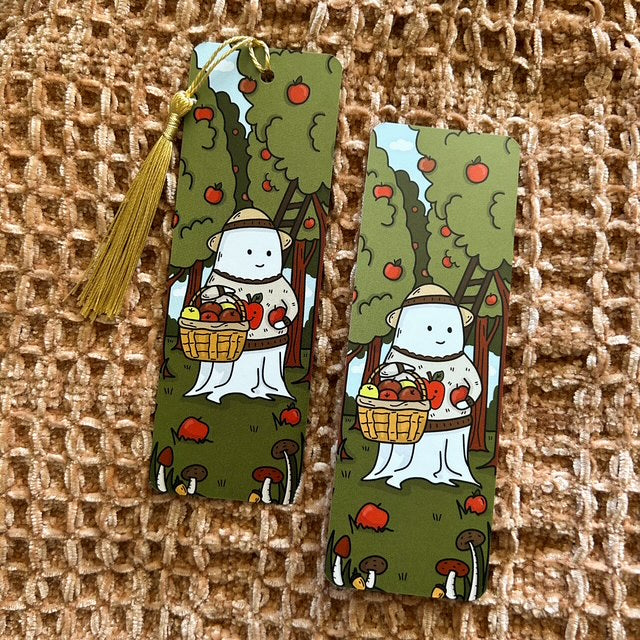 Little Spooky Studio - Apple Picking Bookmark