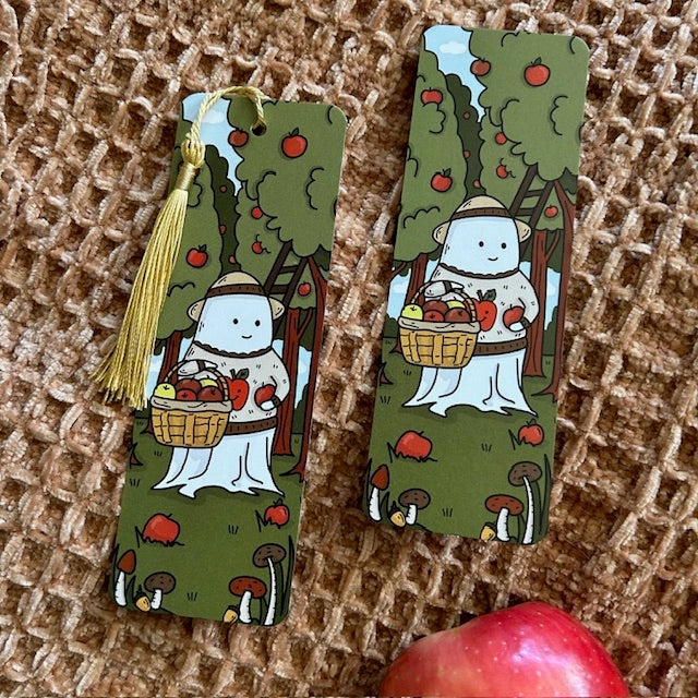 Little Spooky Studio - Apple Picking Bookmark