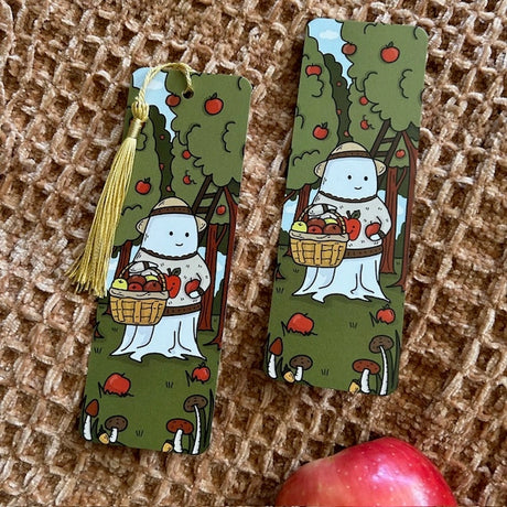 Little Spooky Studio - Apple Picking Bookmark