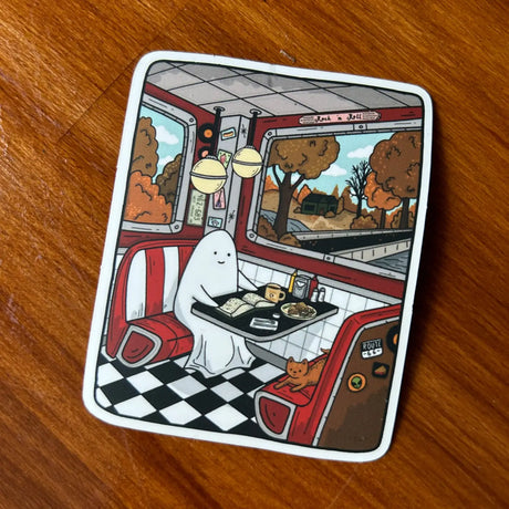 Little Spooky Studio - Diner Day Sticker