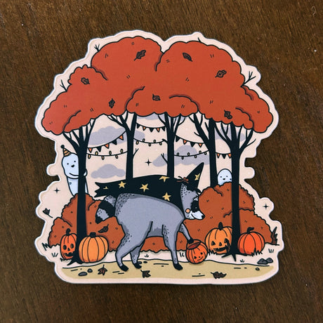 Little Spooky Studio - Jimothy Park Vinyl Sticker

Everyone’s favorite raccoon Jimothy in sticker form!
