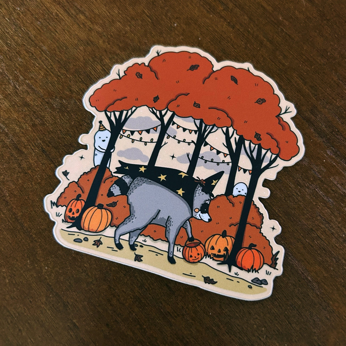 Little Spooky Studio - Jimothy Park Vinyl Sticker

Everyone’s favorite raccoon Jimothy in sticker form!