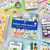 Manifest your dream life one adorable sticker at a time! This colorful kit from is packed with tons of cute, fun stickers that'll help you turn your vision into reality. Whether you're dreaming of epic adventures, your dream job, or simply taking time to slow down and grow, this kit has everything you need to make it all stick!