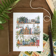 Lizzy Gass Postcard - The Botanist's Shelves

Postcard featuring my original watercolor and ink illustration of the vintage oddities and books tucked away in the shelves of a botanist, including lots of mushrooms, a tiny mouse, and red rain boots for traipsing through forests and fields to collect samples.

• Printed and cut in my studio on high quality, matte card using archival ink

• Each postcard measures 4.25 x 5.5" (A2)