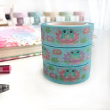 Lotus Flower Frog Washi Tape