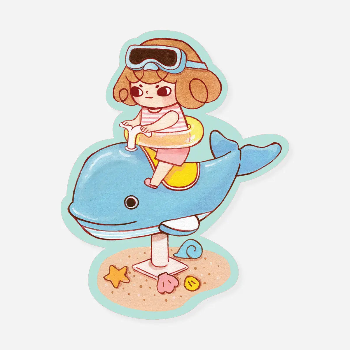 LoveSoup Studio - Play, Under the Sea Vinyl Sticker

Matte sticker
water resistant
7.1 x 9.0cm (2.8 x 3.5 inches)