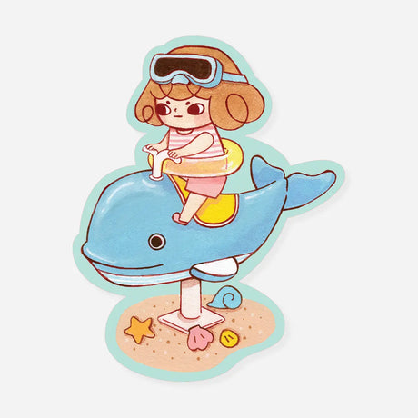 LoveSoup Studio - Play, Under the Sea Vinyl Sticker

Matte sticker
water resistant
7.1 x 9.0cm (2.8 x 3.5 inches)