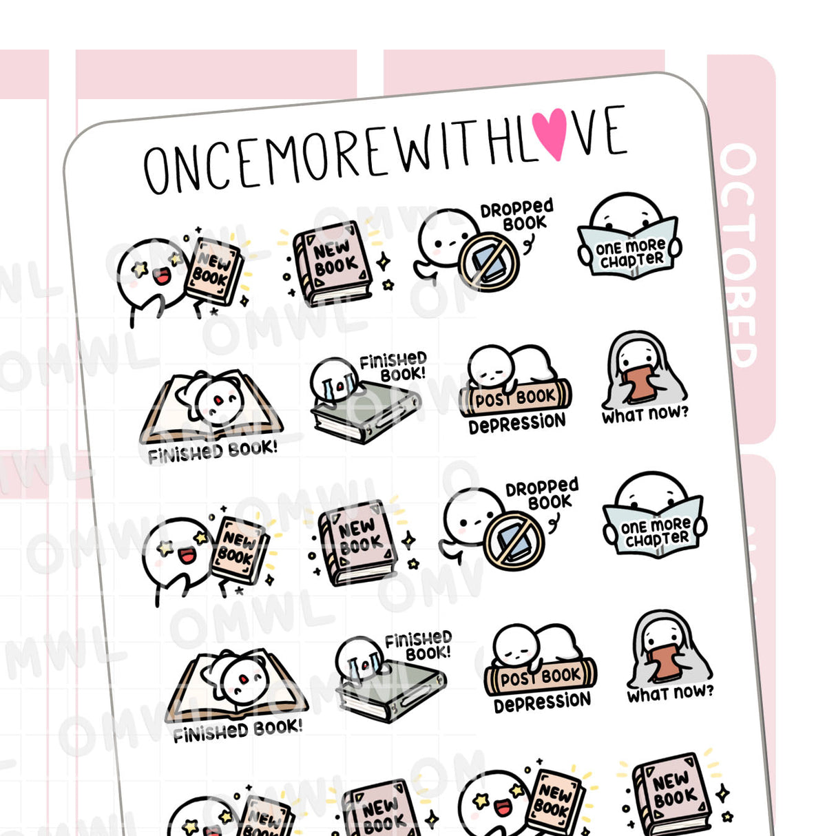 M1363 Stages of Reading Sticker