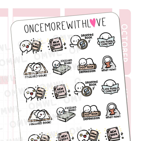 M1363 Stages of Reading Sticker