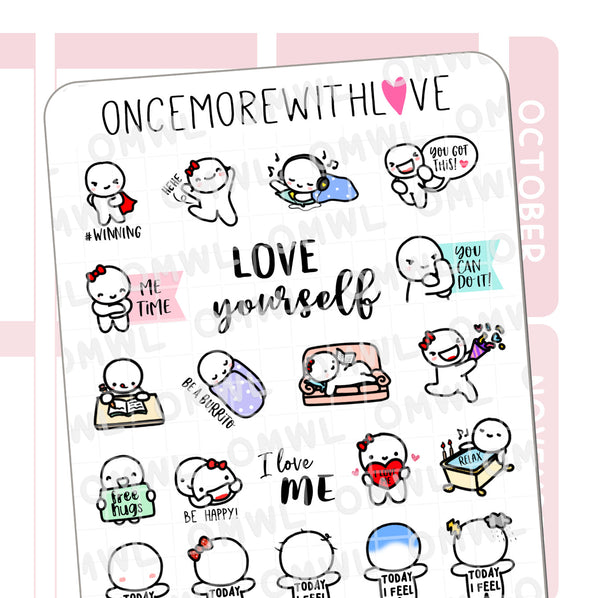 M383 Love Yourself Me Time Sticker