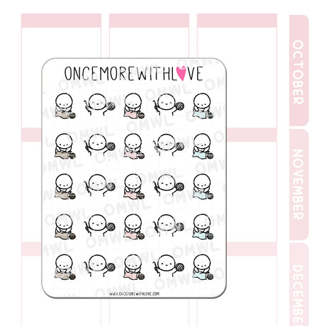 M794 Crochet Sticker