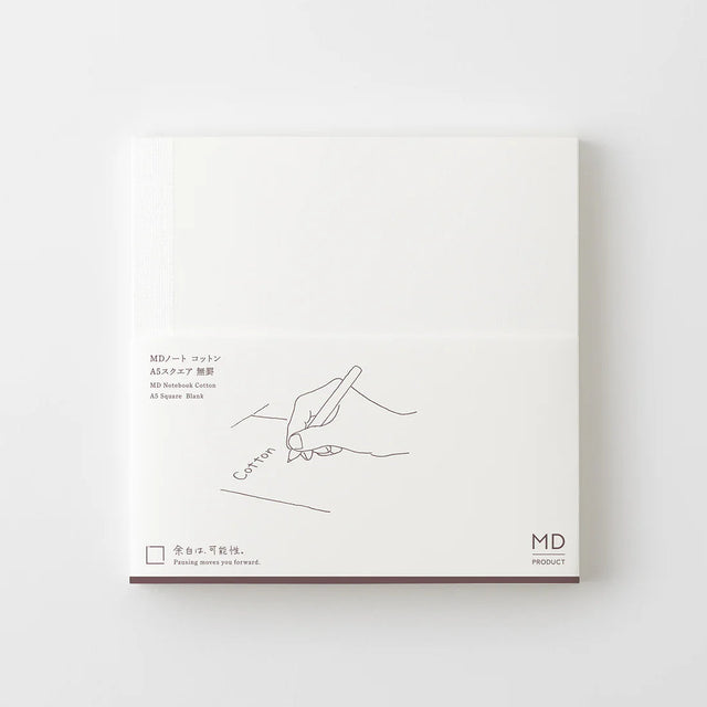 Crafted in Japan, this minimalist notebook is designed to enhance your writing experience. Inside, you'll find the high-quality Midori Diary (MD) paper, first developed in 1960 and refined ever since. Midori has rigorously tested this paper with various writing instruments to ensure quality, checking for ink feathering or bleeding, drying time, the smoothness of pen tips on the surface, and the tactile feel. The result is a paper that resists bleeding and feathering and is fountain-pen friendly, ensuring a 