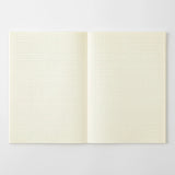 
MD paper offers excellent writing comfort and prevents bleed-through, even with a fountain pen. Sewn and bound flat, it's a simple, high-quality diary whose streamlined design takes advantage of the quality of the material and inspires the user's creativity.
MD paper is used not only for the main text but also for the cover and endpapers, ensuring the ultimate writing experience.