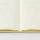 
MD paper offers excellent writing comfort and prevents bleed-through, even with a fountain pen. Sewn and bound flat, it's a simple, high-quality diary whose streamlined design takes advantage of the quality of the material and inspires the user's creativity.
MD paper is used not only for the main text but also for the cover and endpapers, ensuring the ultimate writing experience.