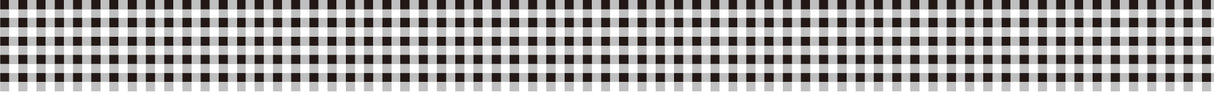 MT Washi Tape - Fine Black Gingham
