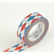 MT Washi Tape - Argyle Red

mt is the original washi masking tape, made in Japan by Kamoi Kakoshi. mt is colourful tape which is easy to tear by hand and reposition on nearly any surface. Write on it, layer it, and use it on paper, gifts, objects or the wall (mt won't damage paint - why not make a tape collage?) mt washi masking tape is now sold throughout the world in hundreds of colours and patterns.

Enjoy mt as a part of your daily life, adding a little colour everywhere.

All tapes are 15mm x 7m (0.6"X