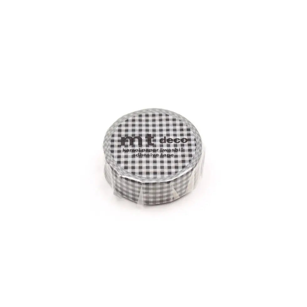mt is the original washi masking tape, made in Japan by Kamoi Kakoshi. mt is colourful tape which is easy to tear by hand and reposition on nearly any surface. Write on it, layer it, and use it on paper, gifts, objects or the wall (mt won't damage paint - why not make a tape collage?) mt washi masking tape is now sold throughout the world in hundreds of colours and patterns.

Enjoy mt as a part of your daily life, adding a little colour everywhere.

All tapes are 15mm x 7m (0.6"X23')