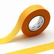 mt is the original washi masking tape, made in Japan by Kamoi Kakoshi. mt is colourful tape which is easy to tear by hand and reposition on nearly any surface. Write on it, layer it, and use it on paper, gifts, objects or the wall (mt won't damage paint - why not make a tape collage?) mt washi masking tape is now sold throughout the world in hundreds of colours and patterns.

The brilliant, saturated color of 'ganshin' tape is created when the base paper is dyed with colored resin. This unique process also 