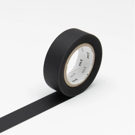 mt is the original washi masking tape, made in Japan by Kamoi Kakoshi. mt is colourful tape which is easy to tear by hand and reposition on nearly any surface. Write on it, layer it, and use it on paper, gifts, objects or the wall (mt won't damage paint - why not make a tape collage?) mt washi masking tape is now sold throughout the world in hundreds of colours and patterns.

Enjoy mt as a part of your daily life, adding a little colour everywhere.

All tapes are 15mm x 7m (0.6"X23')