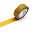 MT Washi Tape - Matte Mustard

mt is the original washi masking tape, made in Japan by Kamoi Kakoshi. mt is colourful tape which is easy to tear by hand and reposition on nearly any surface. Write on it, layer it, and use it on paper, gifts, objects or the wall (mt won't damage paint - why not make a tape collage?) mt washi masking tape is now sold throughout the world in hundreds of colours and patterns.

Enjoy mt as a part of your daily life, adding a little colour everywhere.

All tapes are 15mm x 7m (0.