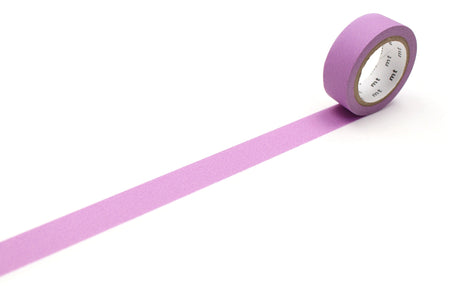 MT Washi Tape - Matte Purple

mt is the original washi masking tape, made in Japan by Kamoi Kakoshi. mt is colourful tape which is easy to tear by hand and reposition on nearly any surface. Write on it, layer it, and use it on paper, gifts, objects or the wall (mt won't damage paint - why not make a tape collage?) mt washi masking tape is now sold throughout the world in hundreds of colours and patterns.

Enjoy mt as a part of your daily life, adding a little colour everywhere.

All tapes are 15mm x 7m (0.6