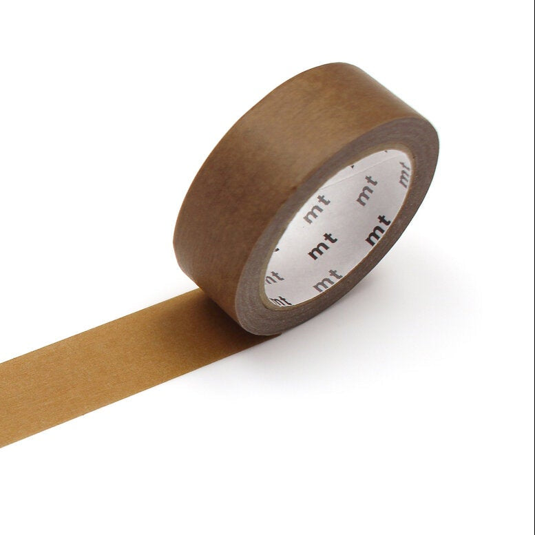 MT Washi Tape - Ochre

mt is the original washi masking tape, made in Japan by Kamoi Kakoshi. mt is colourful tape which is easy to tear by hand and reposition on nearly any surface. Write on it, layer it, and use it on paper, gifts, objects or the wall (mt won't damage paint - why not make a tape collage?) mt washi masking tape is now sold throughout the world in hundreds of colours and patterns.

Enjoy mt as a part of your daily life, adding a little colour everywhere.

All tapes are 15mm x 7m (0.6"X23')