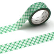 MT Washi Tape - Overlapped Fine Gingham Check Green

mt is the original washi masking tape, made in Japan by Kamoi Kakoshi. mt is colourful tape which is easy to tear by hand and reposition on nearly any surface. Write on it, layer it, and use it on paper, gifts, objects or the wall (mt won't damage paint - why not make a tape collage?) mt washi masking tape is now sold throughout the world in hundreds of colours and patterns.

Enjoy mt as a part of your daily life, adding a little colour everywhere.

All t