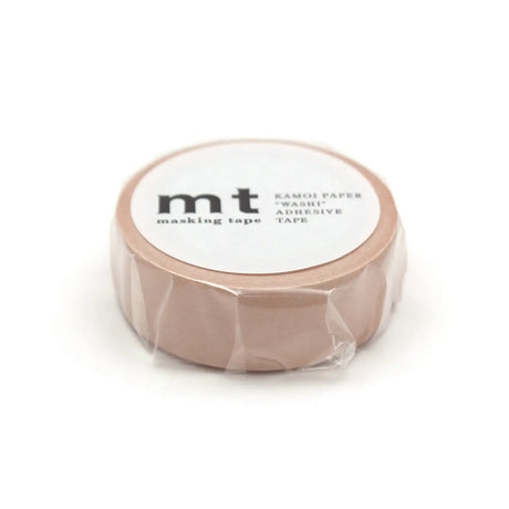 MT Washi Tape - Pastel Carrot

mt is the original washi masking tape, made in Japan by Kamoi Kakoshi. mt is colourful tape which is easy to tear by hand and reposition on nearly any surface. Write on it, layer it, and use it on paper, gifts, objects or the wall (mt won't damage paint - why not make a tape collage?) mt washi masking tape is now sold throughout the world in hundreds of colours and patterns.

Enjoy mt as a part of your daily life, adding a little colour everywhere.

All tapes are 15mm x 7m (0.
