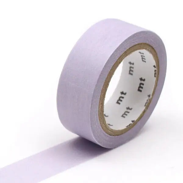 mt is the original washi masking tape, made in Japan by Kamoi Kakoshi. mt is colourful tape which is easy to tear by hand and reposition on nearly any surface. Write on it, layer it, and use it on paper, gifts, objects or the wall (mt won't damage paint - why not make a tape collage?) mt washi masking tape is now sold throughout the world in hundreds of colours and patterns.

Enjoy mt as a part of your daily life, adding a little colour everywhere.

All tapes are 15mm x 7m (0.6"X23')