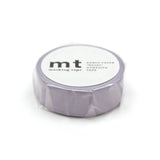 mt is the original washi masking tape, made in Japan by Kamoi Kakoshi. mt is colourful tape which is easy to tear by hand and reposition on nearly any surface. Write on it, layer it, and use it on paper, gifts, objects or the wall (mt won't damage paint - why not make a tape collage?) mt washi masking tape is now sold throughout the world in hundreds of colours and patterns.

Enjoy mt as a part of your daily life, adding a little colour everywhere.

All tapes are 15mm x 7m (0.6"X23')