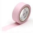 mt is the original washi masking tape, made in Japan by Kamoi Kakoshi. mt is colourful tape which is easy to tear by hand and reposition on nearly any surface. Write on it, layer it, and use it on paper, gifts, objects or the wall (mt won't damage paint - why not make a tape collage?) mt washi masking tape is now sold throughout the world in hundreds of colours and patterns.

Enjoy mt as a part of your daily life, adding a little colour everywhere.

All tapes are 15mm x 7m (0.6"X23')