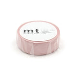mt is the original washi masking tape, made in Japan by Kamoi Kakoshi. mt is colourful tape which is easy to tear by hand and reposition on nearly any surface. Write on it, layer it, and use it on paper, gifts, objects or the wall (mt won't damage paint - why not make a tape collage?) mt washi masking tape is now sold throughout the world in hundreds of colours and patterns.

Enjoy mt as a part of your daily life, adding a little colour everywhere.

All tapes are 15mm x 7m (0.6"X23')
