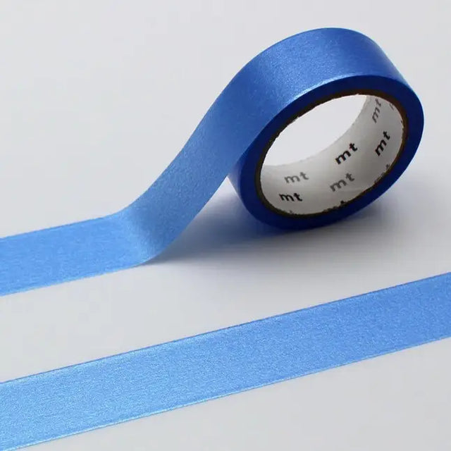 mt is the original washi masking tape, made in Japan by Kamoi Kakoshi. mt is colourful tape which is easy to tear by hand and reposition on nearly any surface. Write on it, layer it, and use it on paper, gifts, objects or the wall (mt won't damage paint - why not make a tape collage?) mt washi masking tape is now sold throughout the world in hundreds of colours and patterns.

Enjoy mt as a part of your daily life, adding a little colour everywhere.

All tapes are 15mm x 7m (0.6"X23')