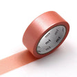 mt is the original washi masking tape, made in Japan by Kamoi Kakoshi. mt is colourful tape which is easy to tear by hand and reposition on nearly any surface. Write on it, layer it, and use it on paper, gifts, objects or the wall (mt won't damage paint - why not make a tape collage?) mt washi masking tape is now sold throughout the world in hundreds of colours and patterns.

Enjoy mt as a part of your daily life, adding a little colour everywhere.

All tapes are 15mm x 7m (0.6"X23')