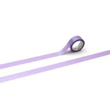 MT Washi Tape - Silky Purple

mt is the original washi masking tape, made in Japan by Kamoi Kakoshi. mt is colourful tape which is easy to tear by hand and reposition on nearly any surface. Write on it, layer it, and use it on paper, gifts, objects or the wall (mt won't damage paint - why not make a tape collage?) mt washi masking tape is now sold throughout the world in hundreds of colours and patterns.

Enjoy mt as a part of your daily life, adding a little colour everywhere.

All tapes are 15mm x 7m (0.6