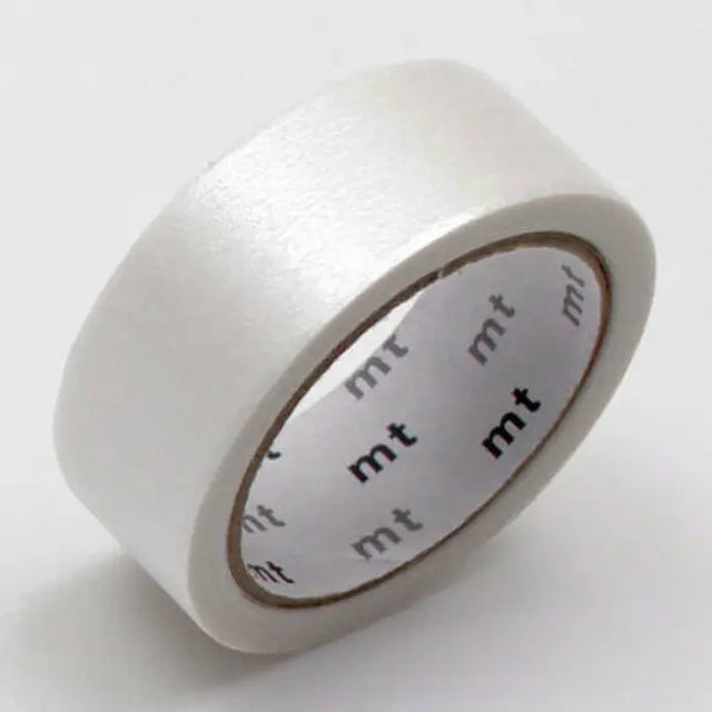 mt is the original washi masking tape, made in Japan by Kamoi Kakoshi. mt is colourful tape which is easy to tear by hand and reposition on nearly any surface. Write on it, layer it, and use it on paper, gifts, objects or the wall (mt won't damage paint - why not make a tape collage?) mt washi masking tape is now sold throughout the world in hundreds of colours and patterns.

Enjoy mt as a part of your daily life, adding a little colour everywhere.

All tapes are 15mm x 7m (0.6"X23')