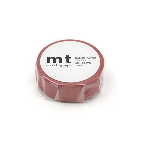 mt is the original washi masking tape, made in Japan by Kamoi Kakoshi. mt is colourful tape which is easy to tear by hand and reposition on nearly any surface. Write on it, layer it, and use it on paper, gifts, objects or the wall (mt won't damage paint - why not make a tape collage?) mt washi masking tape is now sold throughout the world in hundreds of colours and patterns.

Enjoy mt as a part of your daily life, adding a little colour everywhere.

All tapes are 15mm x 7m (0.6"X23')