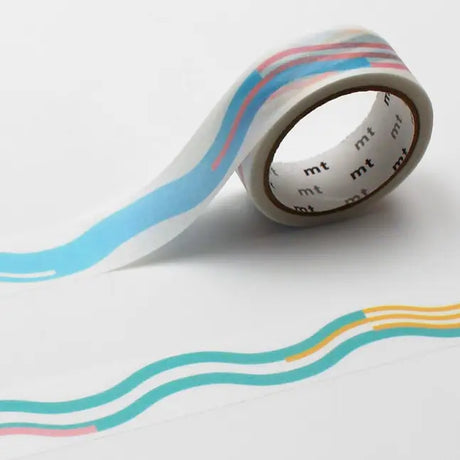 mt is the original washi masking tape, made in Japan by Kamoi Kakoshi. mt is colourful tape which is easy to tear by hand and reposition on nearly any surface. Write on it, layer it, and use it on paper, gifts, objects or the wall (mt won't damage paint - why not make a tape collage?) mt washi masking tape is now sold throughout the world in hundreds of colours and patterns.

Enjoy mt as a part of your daily life, adding a little colour everywhere.

All tapes are 15mm x 7m (0.6"X23')