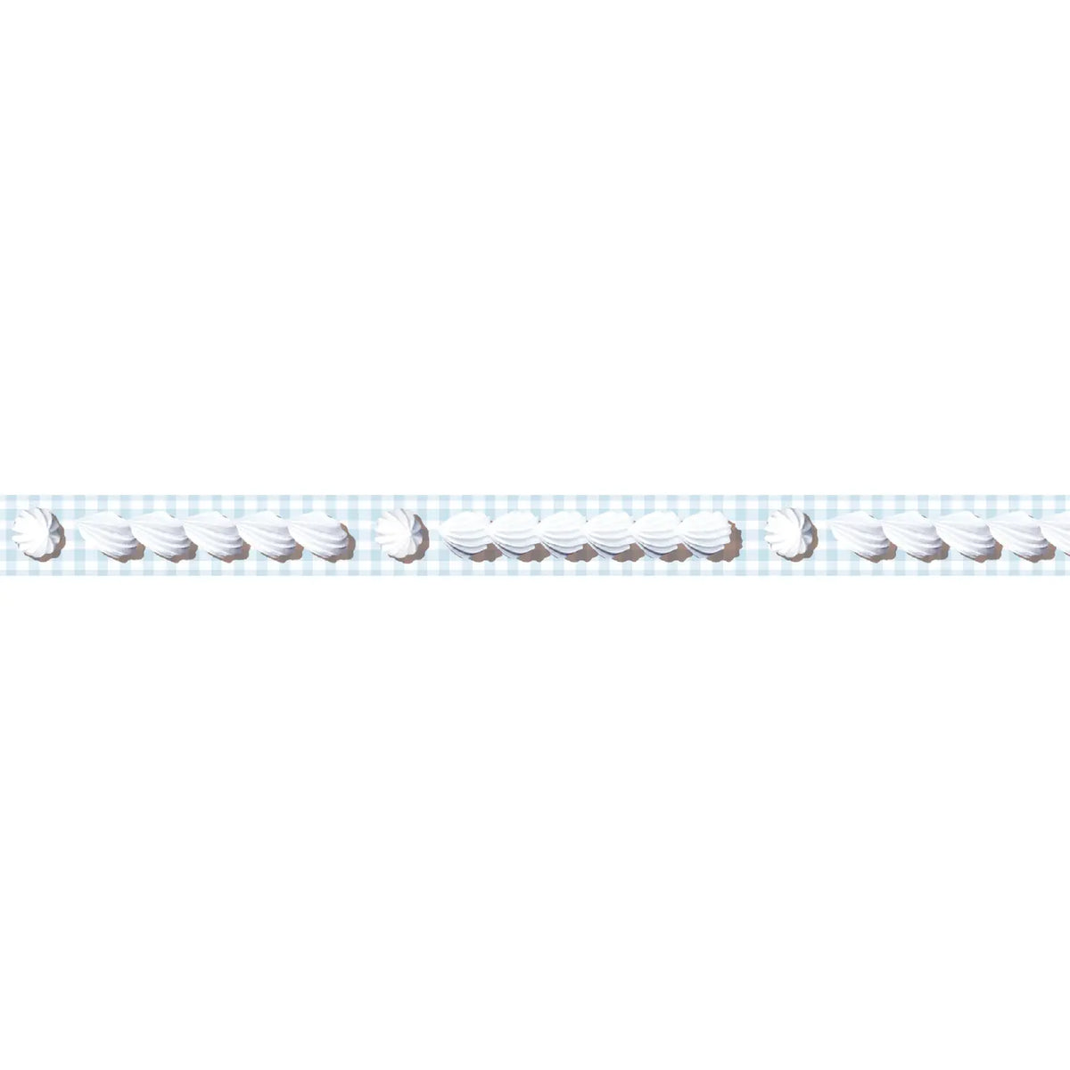MT Washi Tape - Whipped Cream Line

mt is the original washi masking tape, made in Japan by Kamoi Kakoshi. mt is colourful tape which is easy to tear by hand and reposition on nearly any surface. Write on it, layer it, and use it on paper, gifts, objects or the wall (mt won't damage paint - why not make a tape collage?) mt washi masking tape is now sold throughout the world in hundreds of colours and patterns.

Enjoy mt as a part of your daily life, adding a little colour everywhere.

All tapes are 15mm x 7