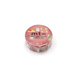MT ex Washi Tape - Retro Cafe

mt is the original washi masking tape, made in Japan by Kamoi Kakoshi. mt is colourful tape which is easy to tear by hand and reposition on nearly any surface. Write on it, layer it, and use it on paper, gifts, objects or the wall (mt won't damage paint - why not make a tape collage?) mt washi masking tape is now sold throughout the world in hundreds of colours and patterns.

Enjoy mt as a part of your daily life, adding a little colour everywhere.

All tapes are 15mm x 7m (0.